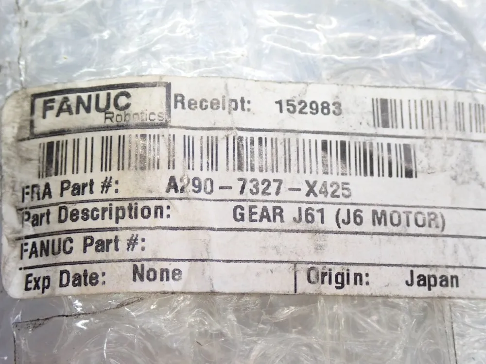 Fanuc 44-tooth J6 Motor Gear - A290-7327-x425