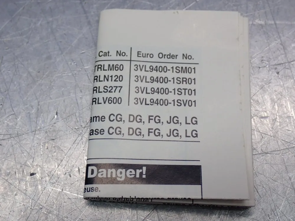 Siemens Shunt Trip Circuit Breaker - Strlv600