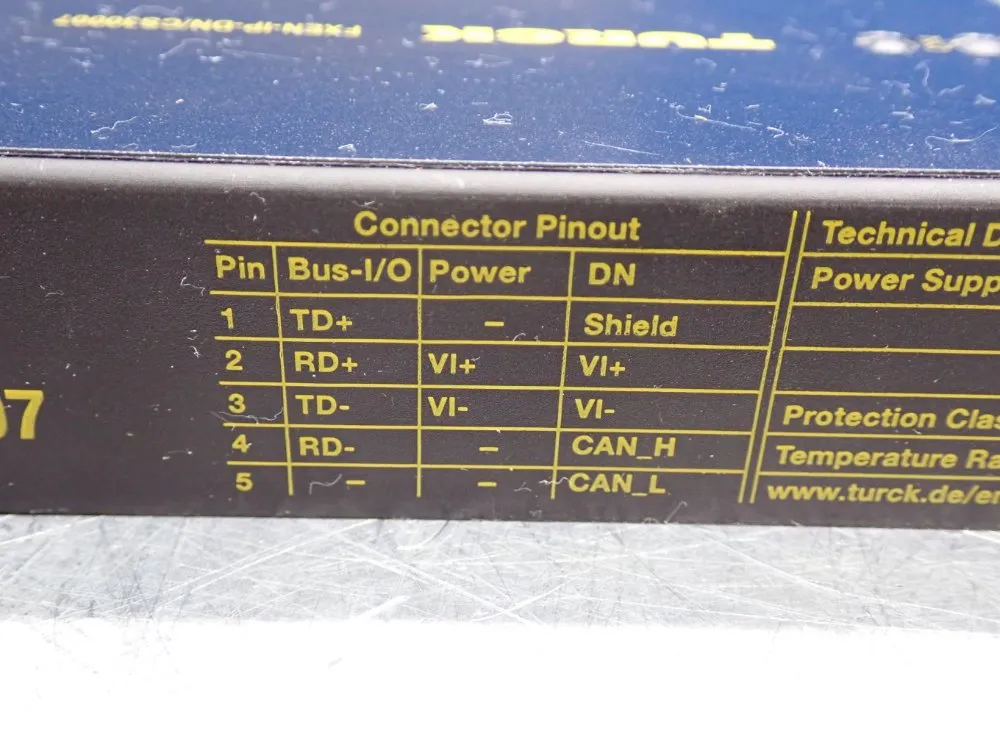Turck Compact Fieldbus I/o Module - Fxen-ip-dn/cs30007