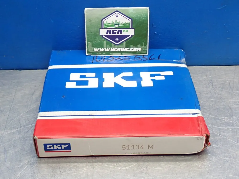 Skf Single Direction Thrust Ball Bearing - 51134m