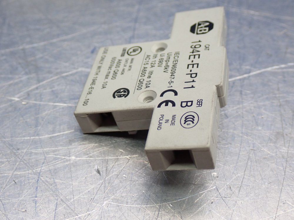 Allen Bradley Auxiliary Contact - 194e-e-p11