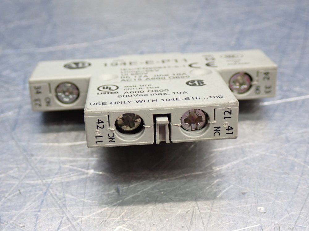 Allen Bradley Auxiliary Contact - 194e-e-p11