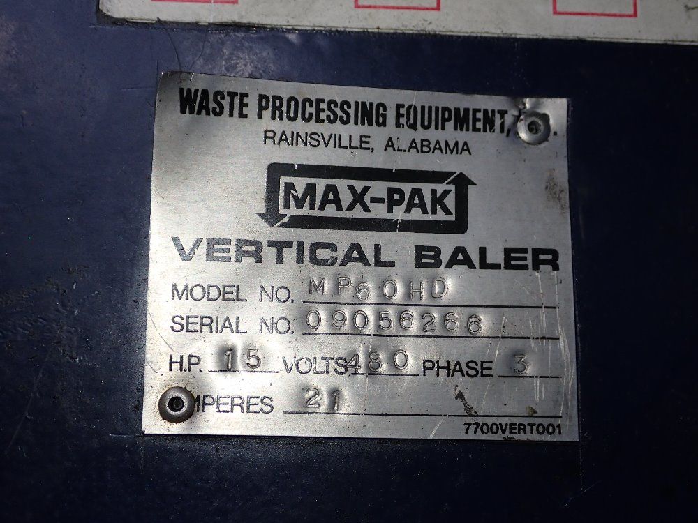 Maxpak Maxpak Mp60hd Baler