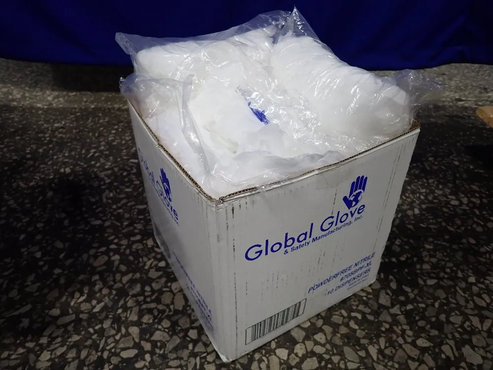 Global Glove Powder Free Nitrile Hair Covers