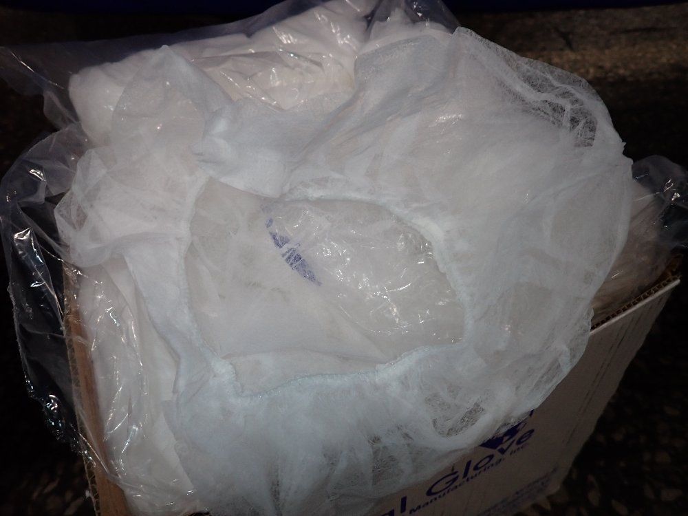 Global Glove Powder Free Nitrile Hair Covers