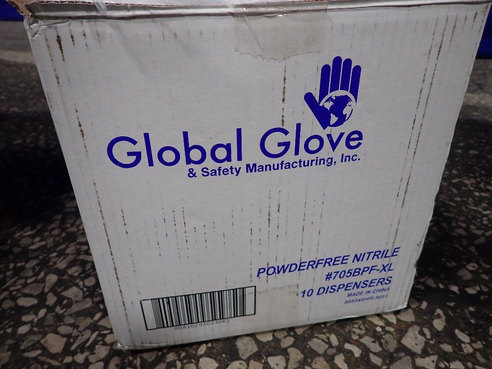 Global Glove Powder Free Nitrile Hair Covers