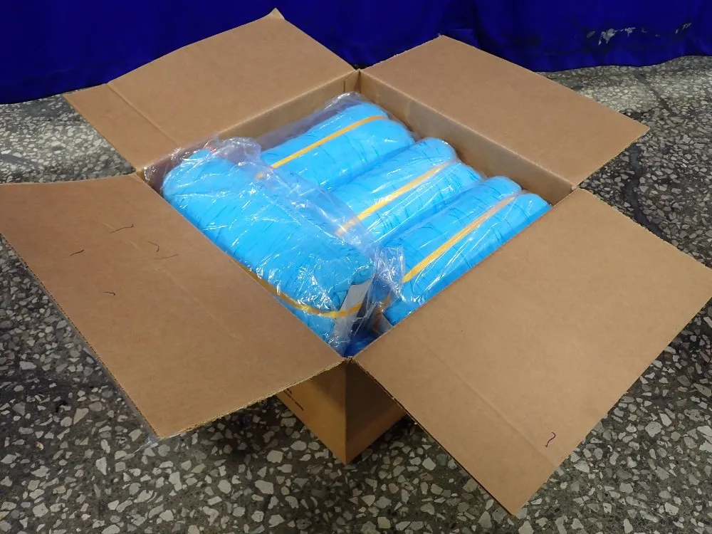  Dispensible Blue Bouffant Caps