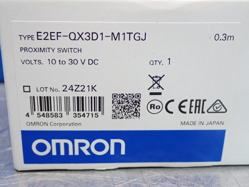 Omron Proximity Switch - E2ef-qx3d1-m1tgj