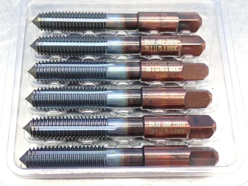 Balax Inc M10 X 1.5 Ps 11 Noncnc Relieved Shank 12pcs - 259319