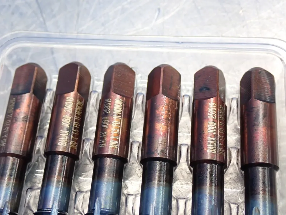 Balax Inc M10 X 1.5 Ps 11 Noncnc Relieved Shank 12pcs - 259319