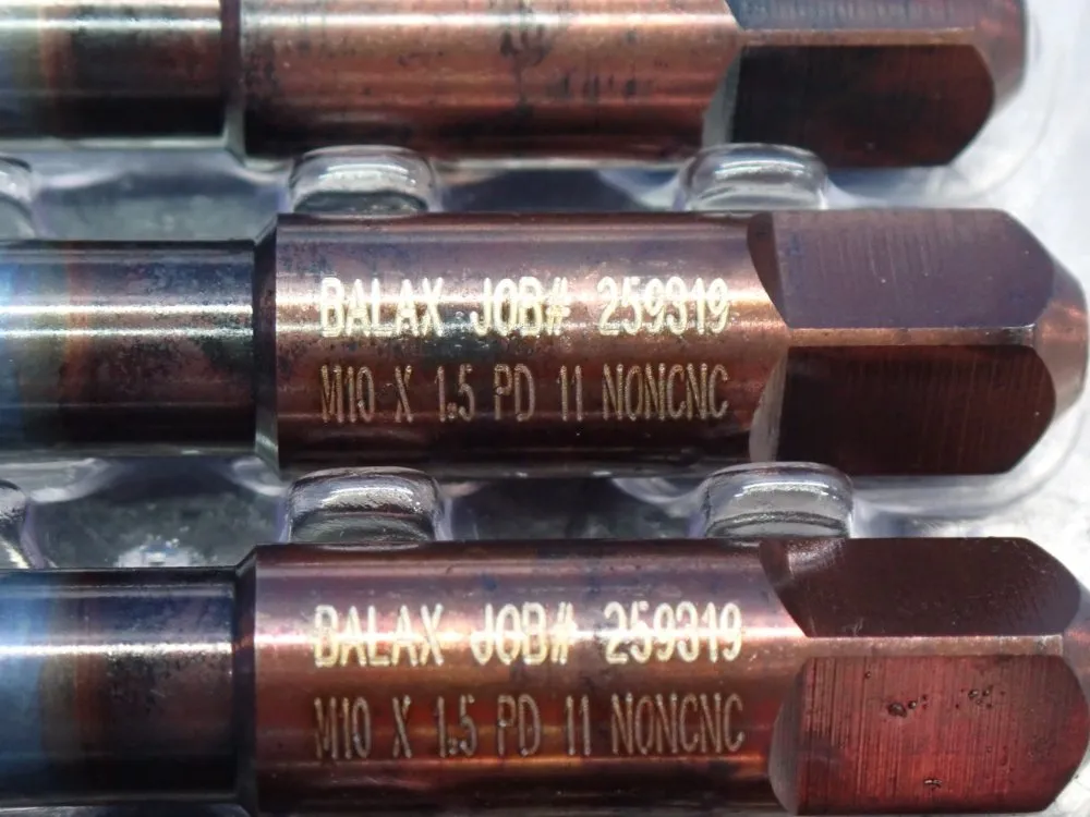 Balax Inc M10 X 1.5 Ps 11 Noncnc Relieved Shank 12pcs - 259319