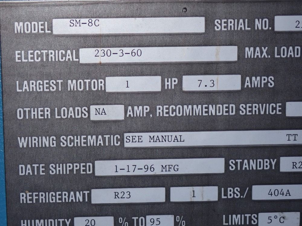 Thermotron Thermotron Sm8c Temperature Chamber