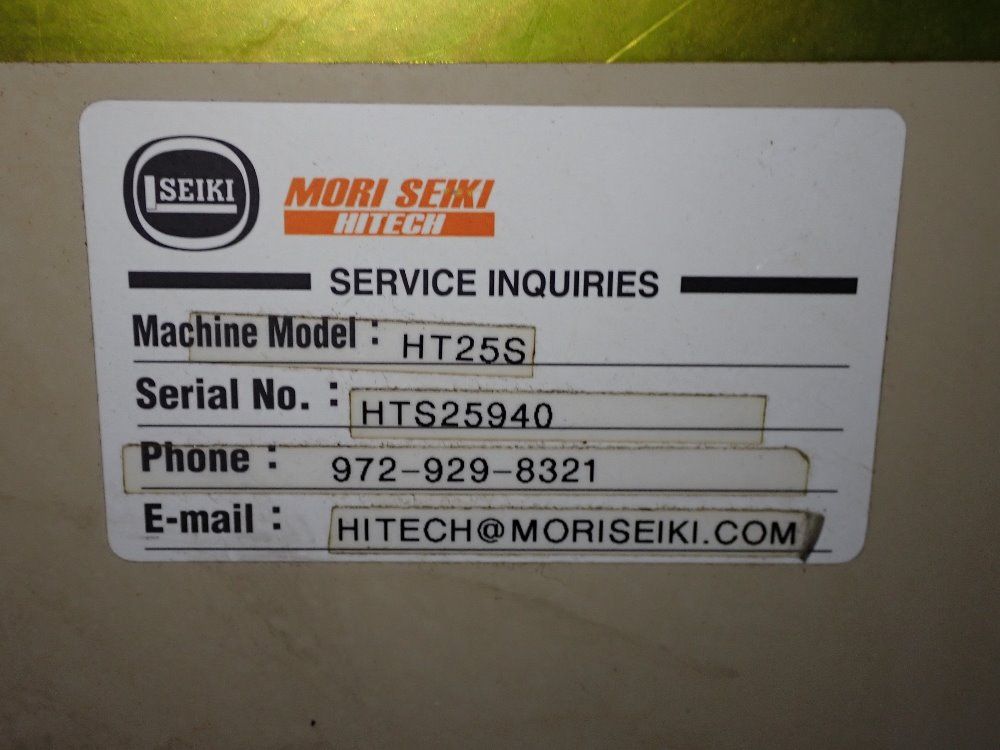 Mori Seiki Mori Seiki Ht25s Cnc Lathe