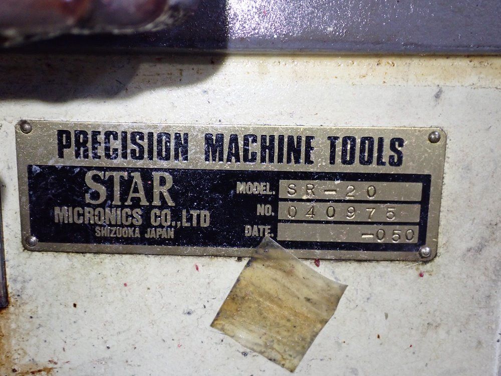 Star Micronics Star Micronics Sr20 Cnc Lathe