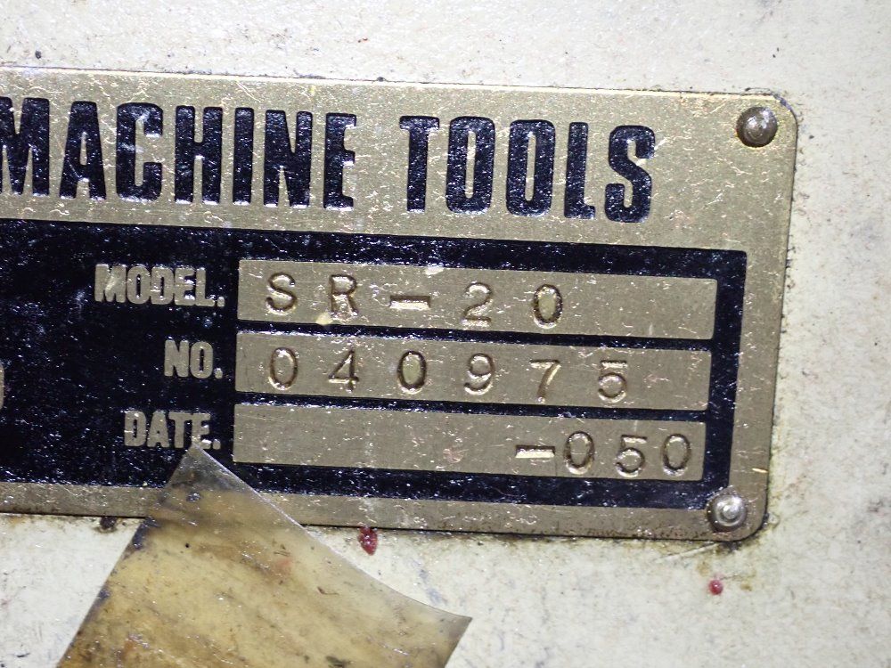 Star Micronics Star Micronics Sr20 Cnc Lathe