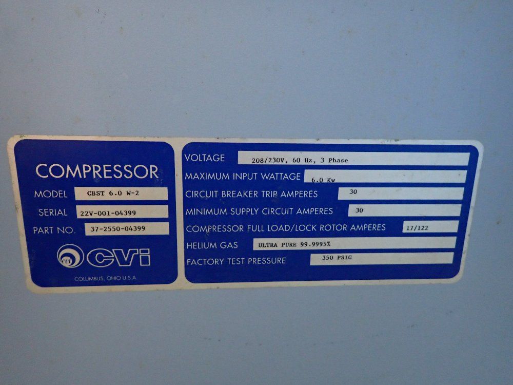 Cvi Cvi Cbst 60 W2 Scroll Compressor