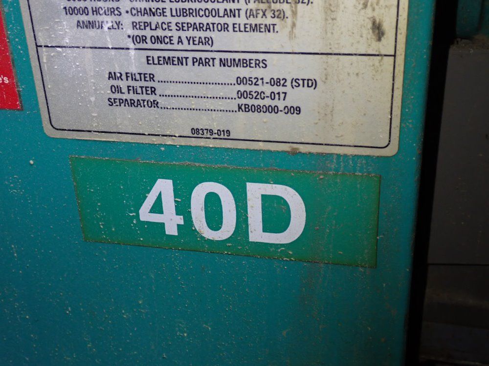 Sullivan Palatek Sullivan Palatek 40 Hp Air Compressor