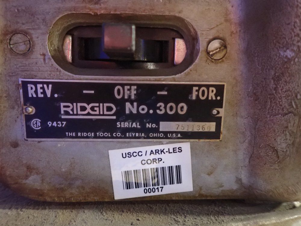Ridgid Ridgid 300 Pipe Threader