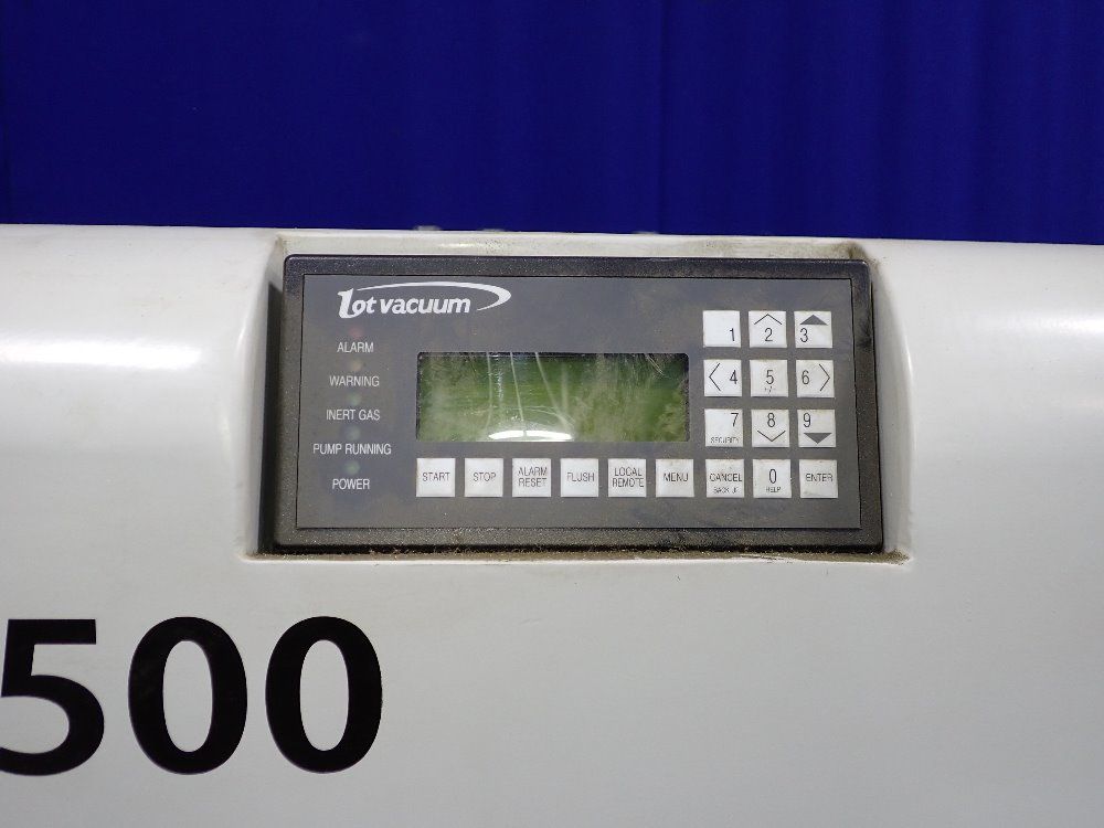 Lot Vacuum 2020 Lot Vacuum Ghd 2500 Pump