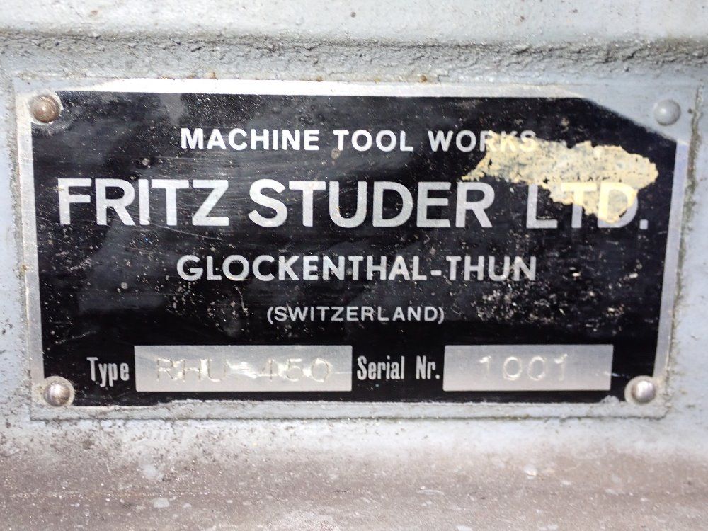 Studer Studer Rhu450 Cylindrical Grinder