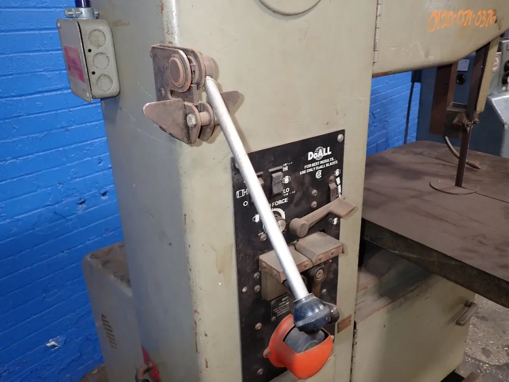 Doall Vertical Bandsaw