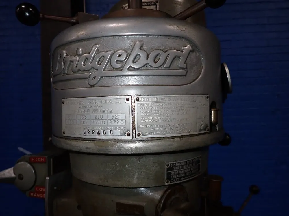 Bridgeport Bridgeport 55762 Vertical Mill