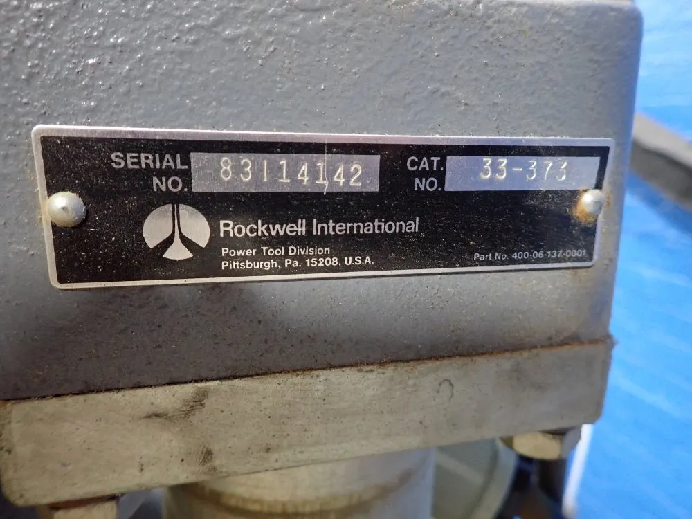Rockwell Radial Arm Saw