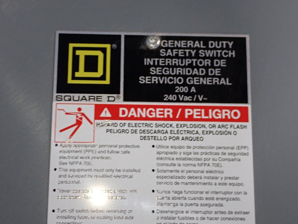 Square D Fusible Disconnect