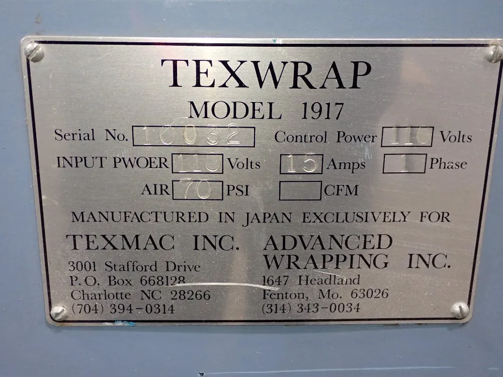 Texwrap Lbar Sealer