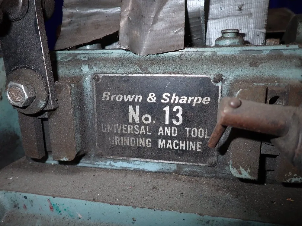 Brown  Sharpe Universal  Tool Grinder