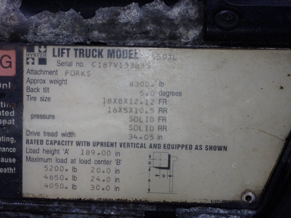 Hyster Propane Forklift