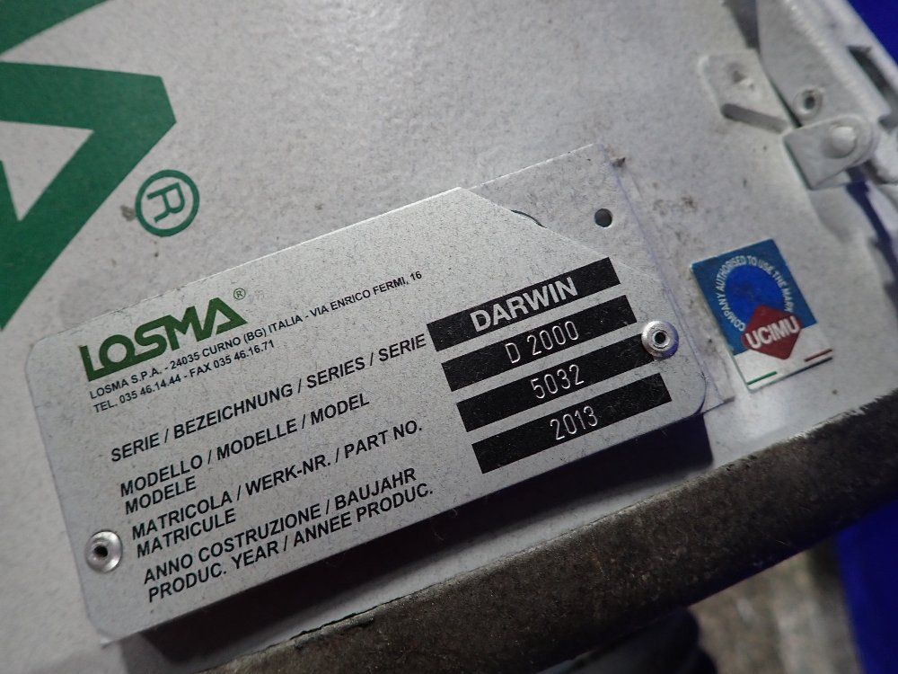 Losma 2013 Losma D 2000 Darwin Series Air Filtration System