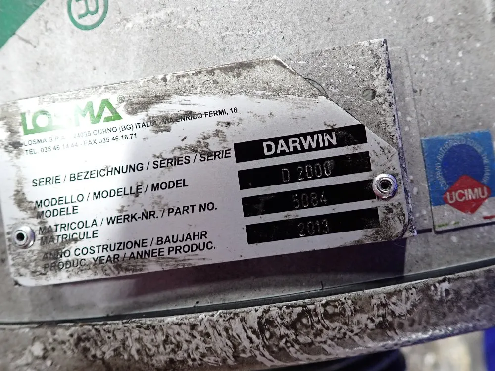 Losma 2013 Losma D 2000 Darwin Series Air Filtration System