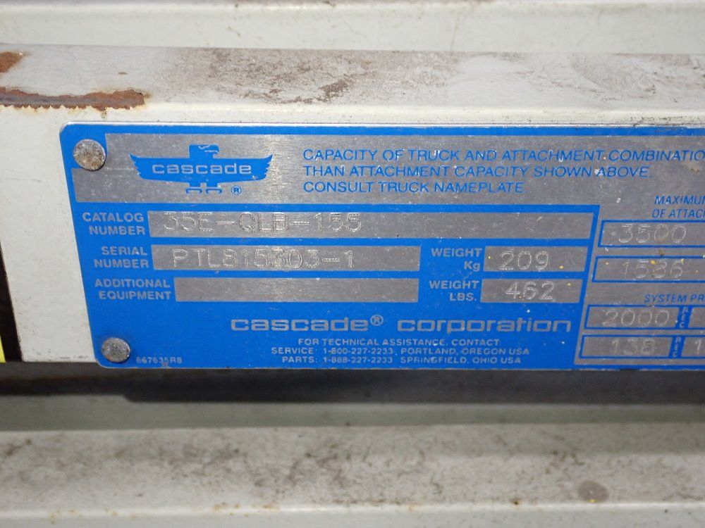Cascade Cascade 35eqlb155 Skid Pusher