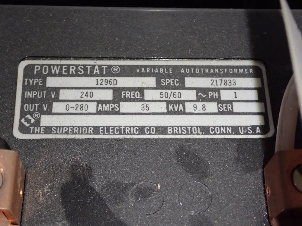 Powerstat Transformer