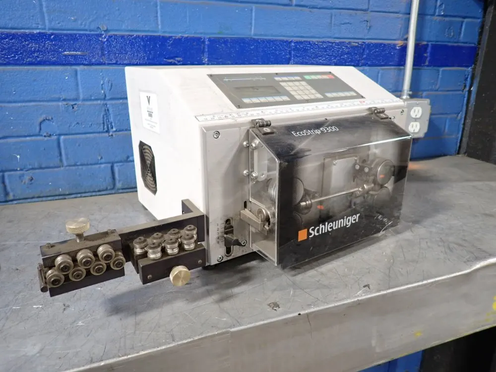 SCHLEUNIGER ECOSTRIP 9300 WIRE STRIPPING MACHINE