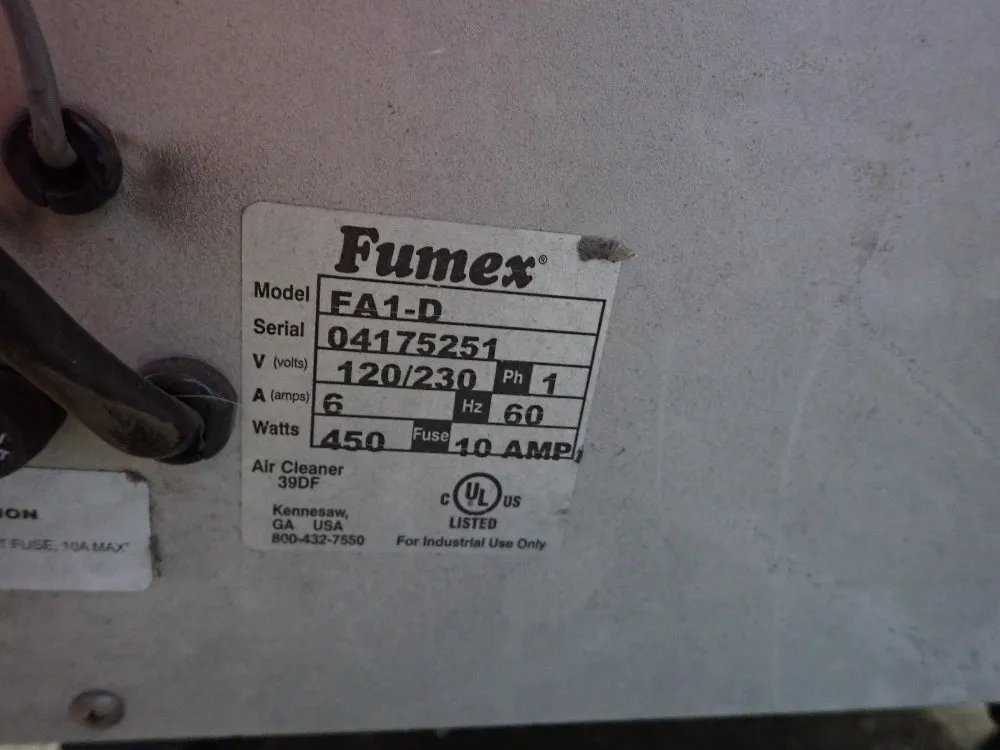 Fumex Air Filtration System