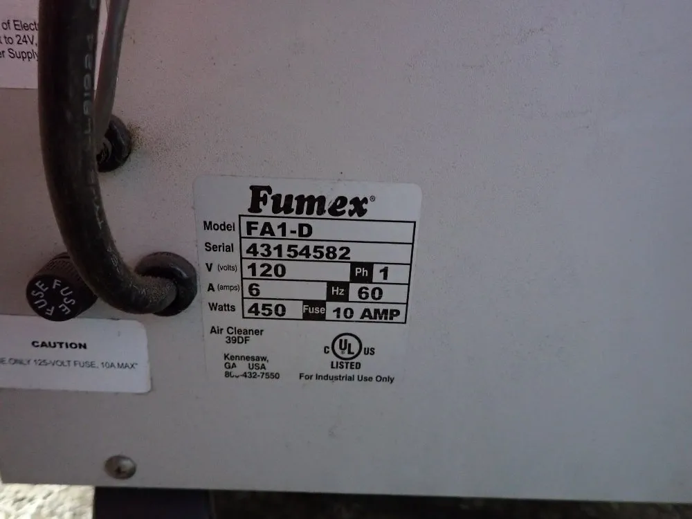 Fumex Air Filtration System