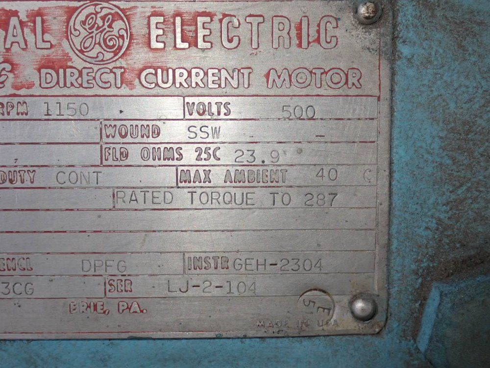 General Electric 150 Hp Motor