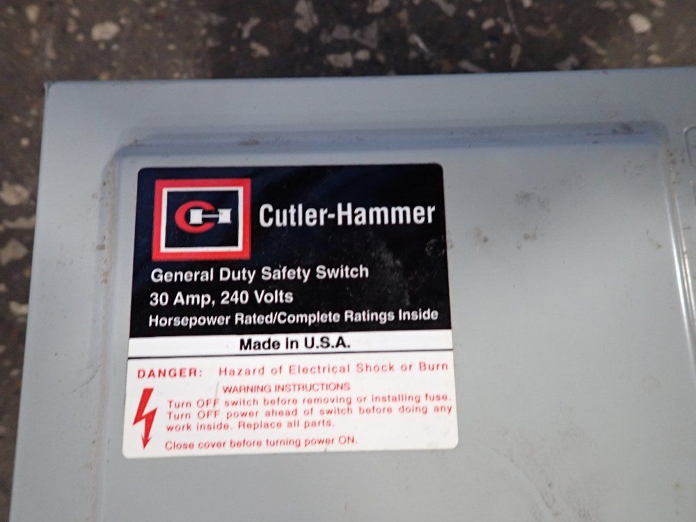 Cutlerhammer Fusible Safety Switch