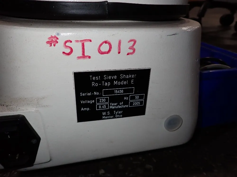 Ws Tyler Rotap Test Sieve Shaker