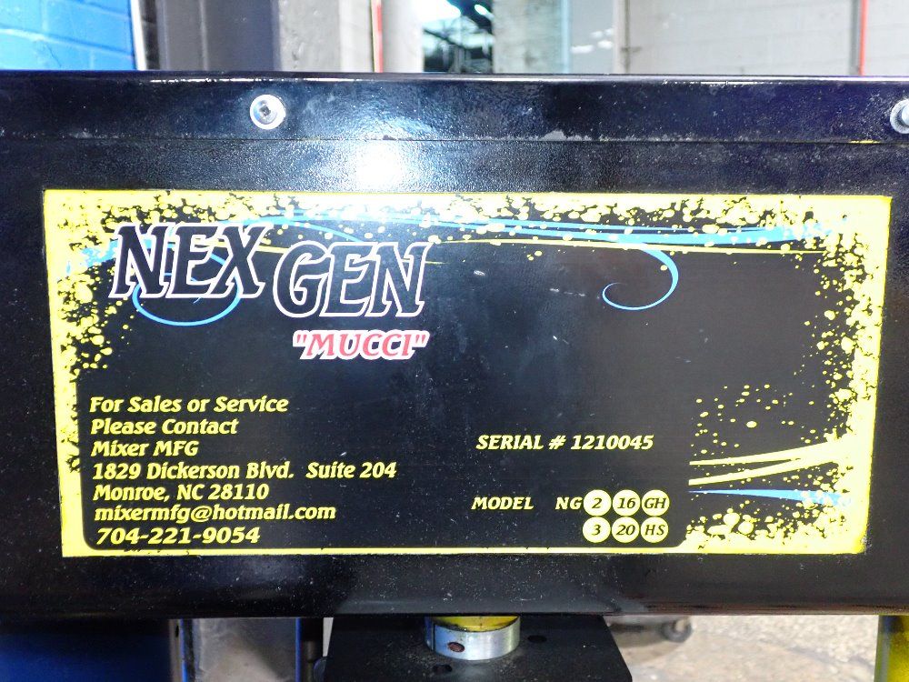 Next Gen Mucci Next Gen Mucci Ng 216 Gh 320 Hs Mixer