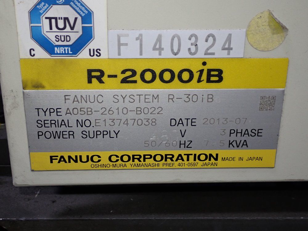 Fanuc 2013 Fanuc R2000ib 165f Robot