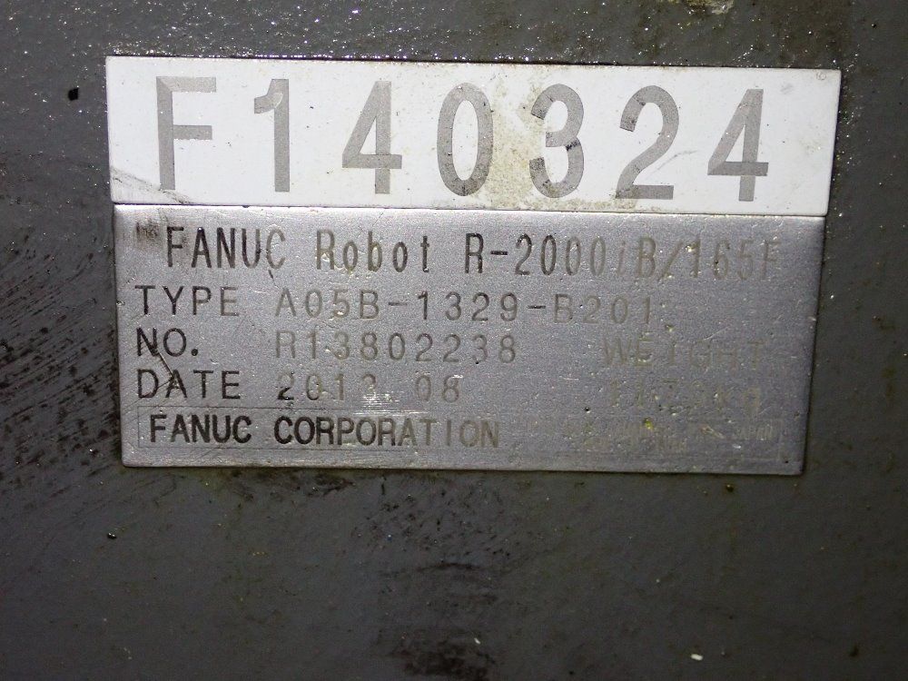 Fanuc 2013 Fanuc R2000ib 165f Robot