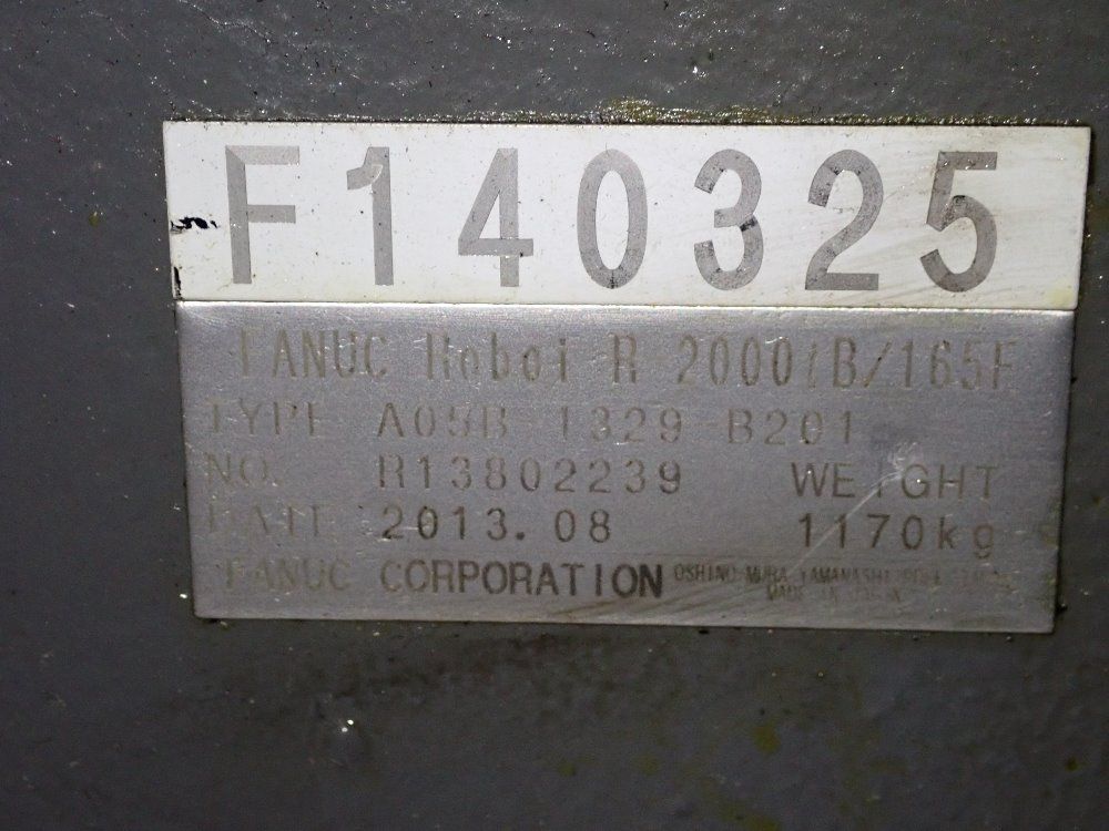 Fanuc 2013 Fanuc R2000ib 165f Robot