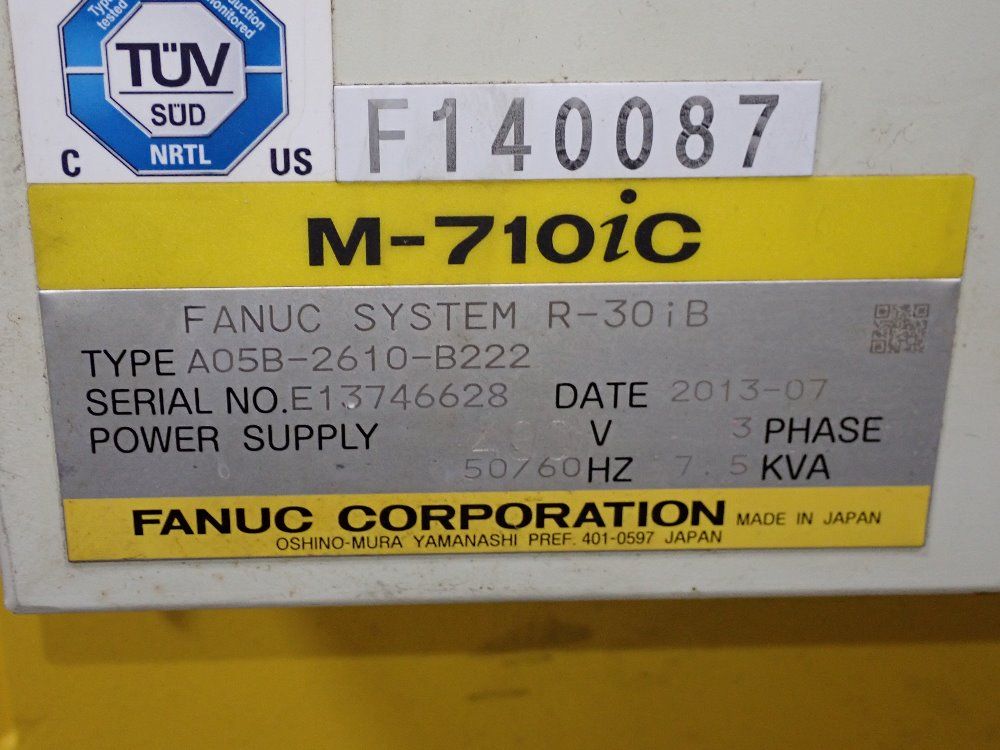 Fanuc 2013 Fanuc M710ic 50 Robot