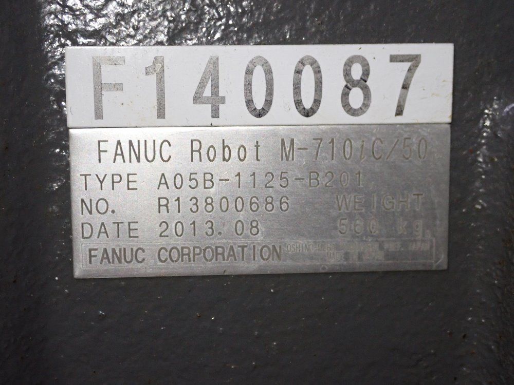 Fanuc 2013 Fanuc M710ic 50 Robot