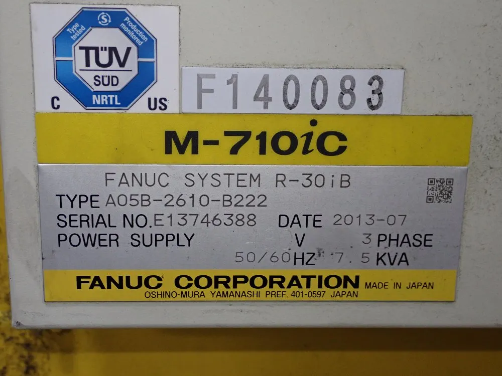 Fanuc 2013 Fanuc M710ic 50 Robot