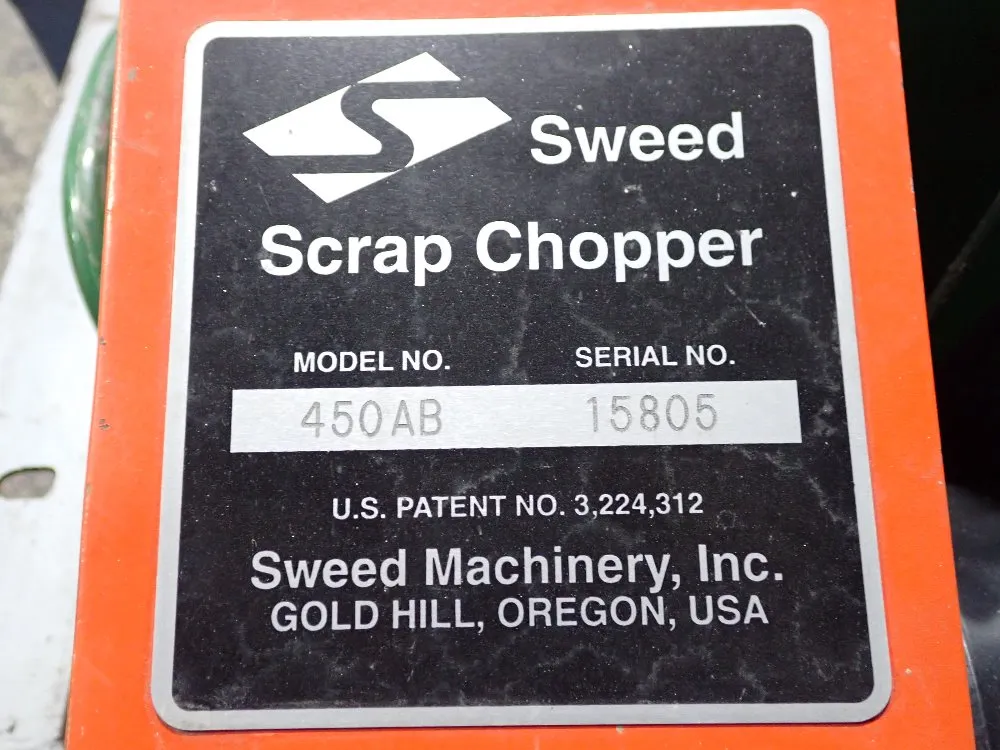 Sweed Machinery Scrap Chopper