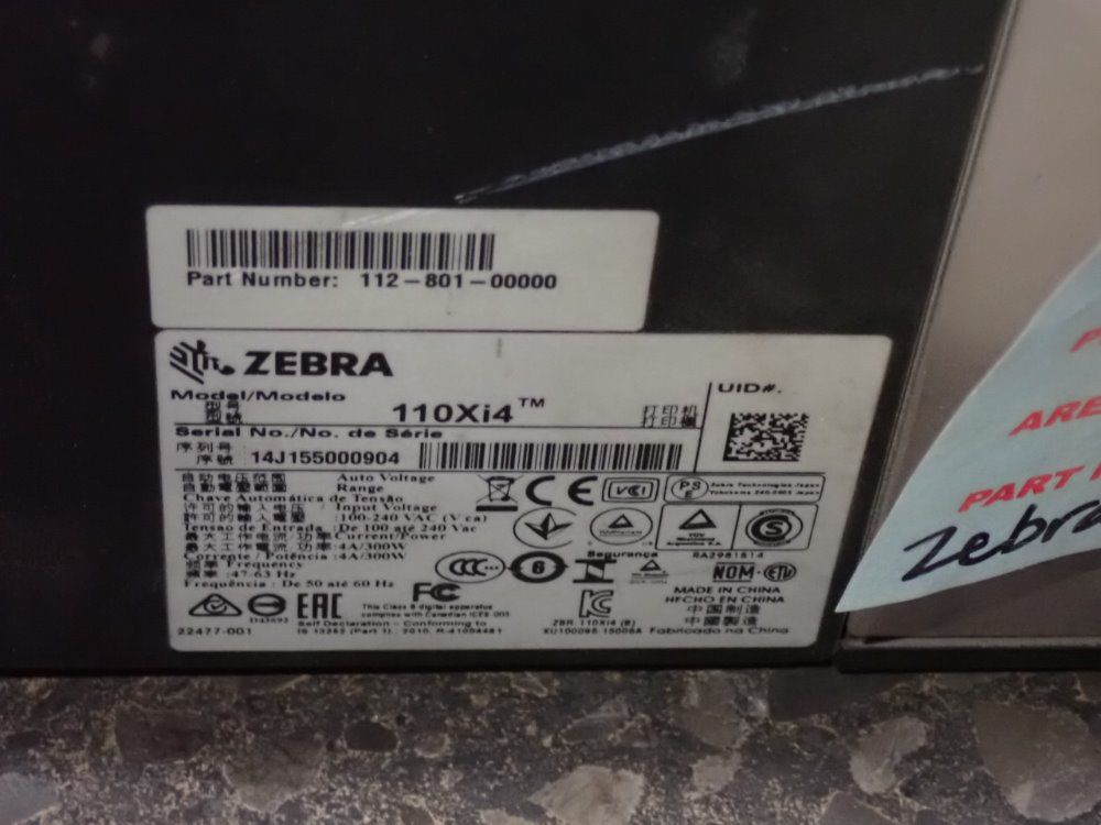 Zebra Label Printer - 110xi4